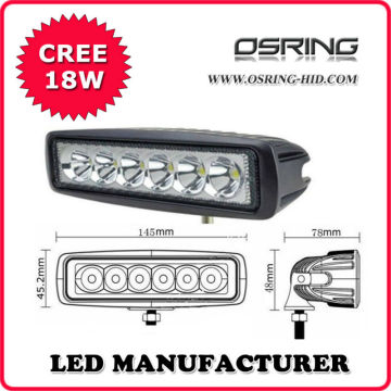 OSRING 18W SINGLE ROW LED LIGHT BAR 18W LED LIGHT BAR LED EMERGENCY LIGHT BAR