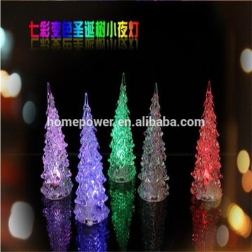 2015 Hot sale colorful Christmas tree night light