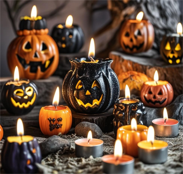Halloween candles mini decorative tealight candles