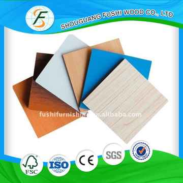 Furniture Material Red Wood Grain Face Melamine MDF