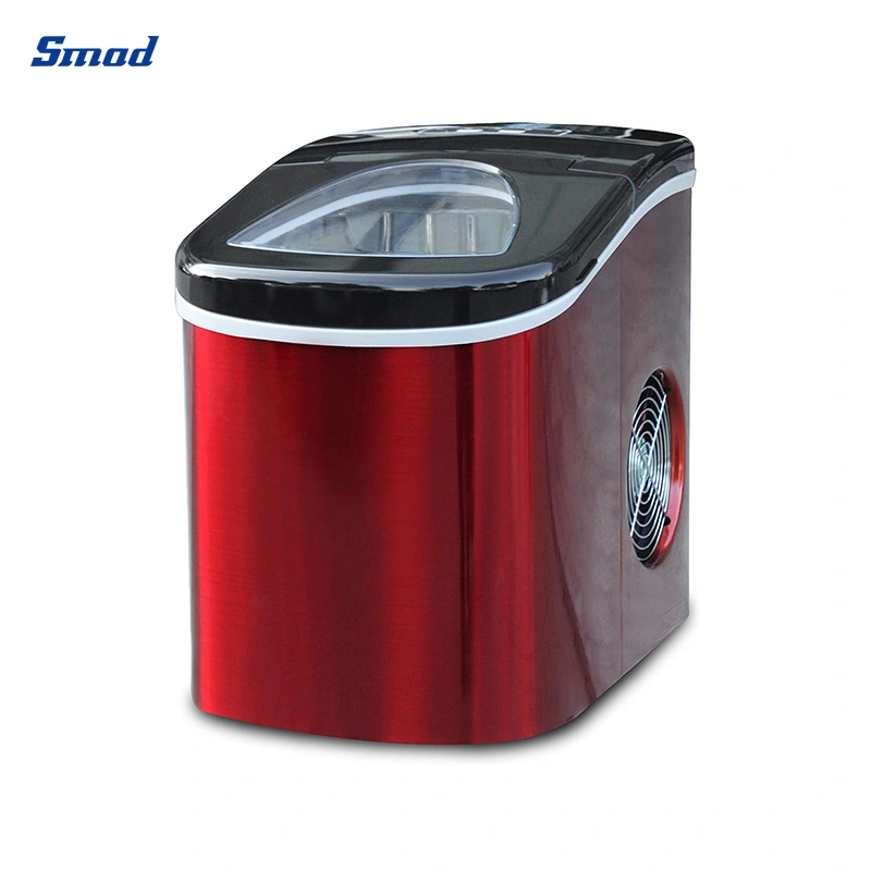 Smad Home Appliance Portable Black Plastic Top 2.2 Liters Ice Cube Maker