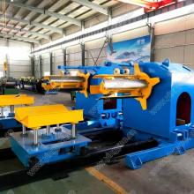 7 tons hydraulic decolier using floor decking machine