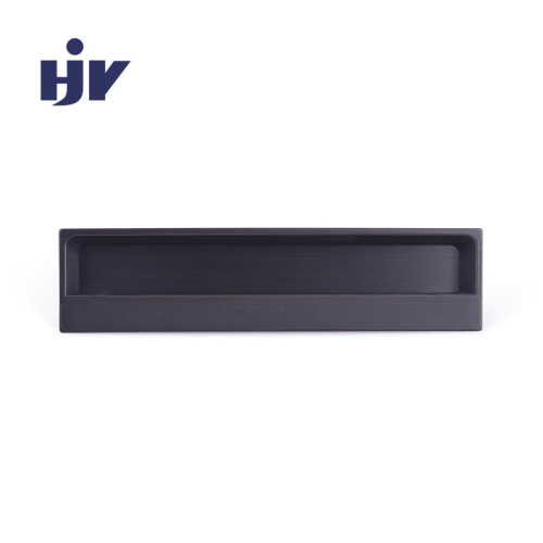 recessed cabinet drawer pulls Brushed matt black