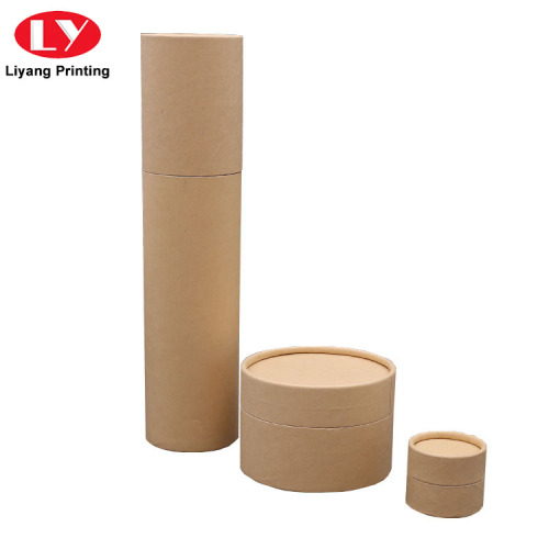 Cylinder Round Paper Kraft Tube Box Packaging