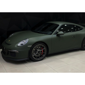 keramische matte armee grün auto wrap vinyl