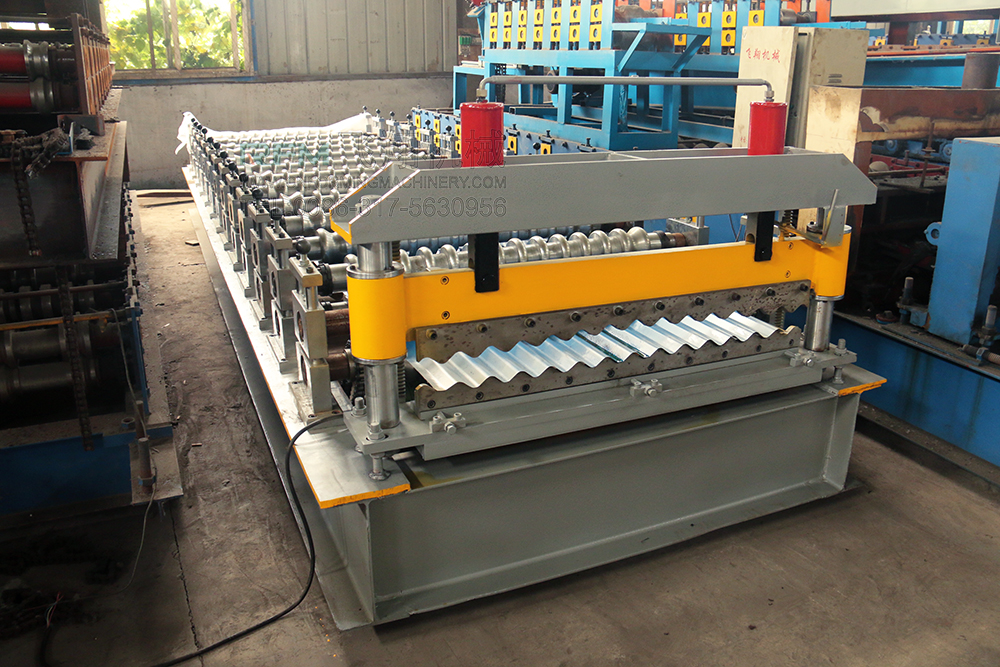 Cold Steel Corrugated Iron Sheet Roofing Tile Making Roll Forming Machine