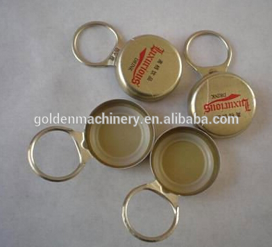 Machinery price of Automatic Aluminum Ring Pull Lid for beer canning making machine