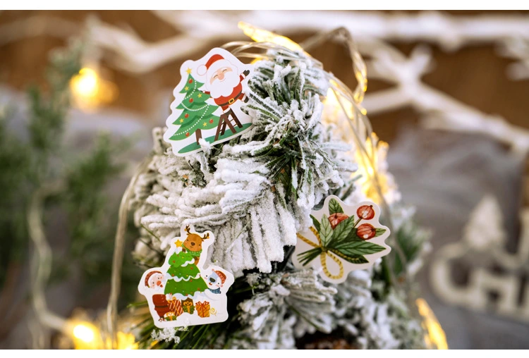 Christmas Adhesive Paper Sticker for Sealing and Decorating