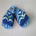 men's Knitted Jacquard Flip Top Gloves