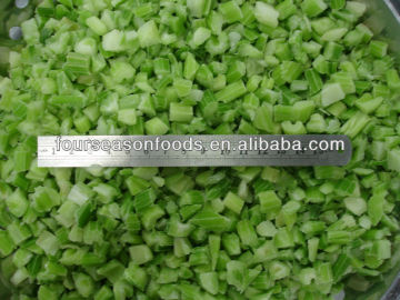 Frozen green celery, IQF celery dice 10*10mm