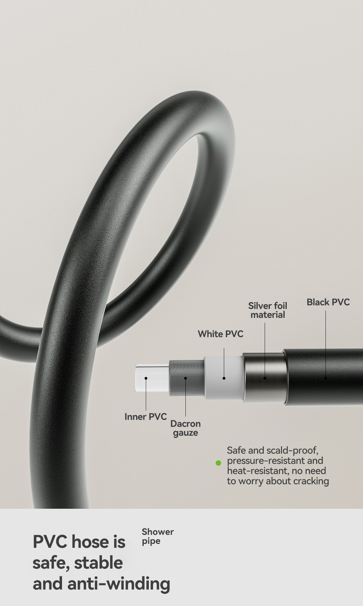 the material of shower pipe the material of shower pipe