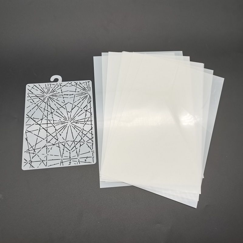 Foglio di pellicola Mylar bianco latte traslucido per stencil