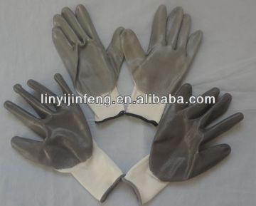 Nitrile coated working glove , working safety gloves