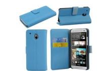 Blue Luxury Leather HTC Phone Cases Waterproof Cellphone Wa