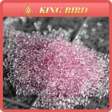 DIY accessaries transparent small hole glass bead