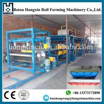 Prefabicated House Sandwich Panel Roll Forming Machine for Rock Wool&EPS Panels