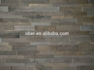 Reclaimed Pine Wood Wall Panels Parquet