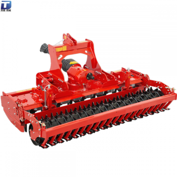 High efficiency multifunction power harrow