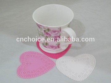 PVC tea cup bar mat coaster vegetable shaped coaster coaster bus toyota coaster bus