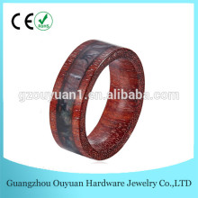 8mm Natural wood ring jewelry vintage wood finger ring wholesale