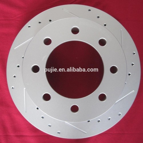 Cross Drilled and Slotted Dacromet Brake Disc for Racing Car