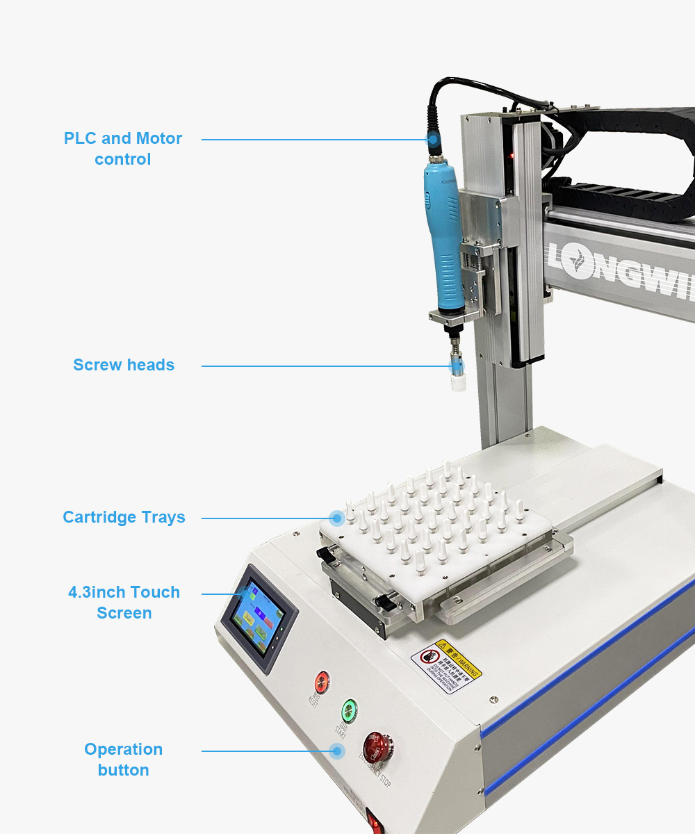 Máquina de tapa de cartucho automático Auto Cartridge Capping Machine