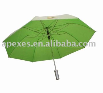 Two folding umbrella