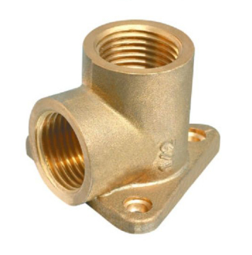 Double Thread Brass Elbow Fitting Nipple Tee