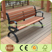 150 cm wood plastic composite garden benches and chairs