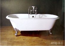 classical cast iron bathtub