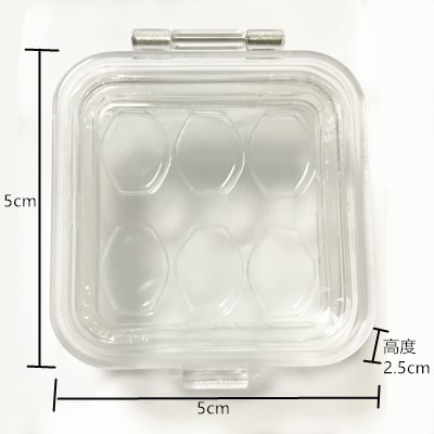 Denture Display Clear Shock-proof Dental Veneer Packing Membrane Box