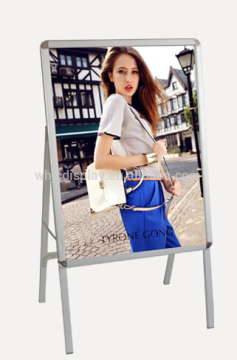 60*80cm Single Sided Aluminum A frame Sign Board picture frame
