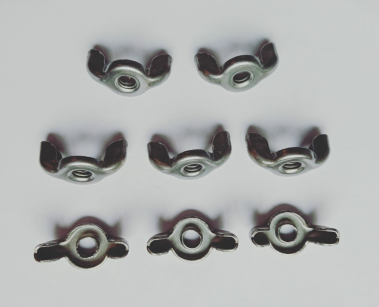 Stainless steel With thread Wing Nuts