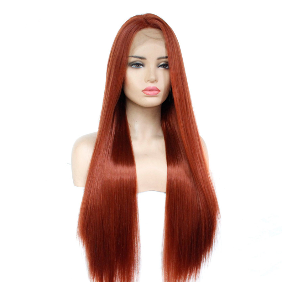 Straight Human Hair Wigs 350 Color 13X4 Lace Frontal Wig Highlight Lace Front Human Hair Wigs For Women