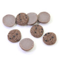 Miniature Dollhouse Food Toys Chocolate Cookies Biscuit Flatback Resin Cabochons