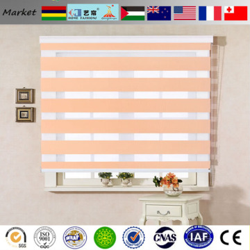 Decoration motorized zebra blinds /zebra roller blinds/curtain blinds