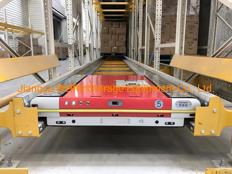 Warehouse Metal Storage Radio Shuttle Pallet Rack System