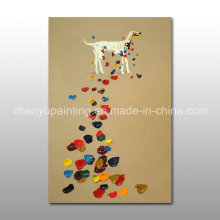 Palette Knife Animal Oil Painting