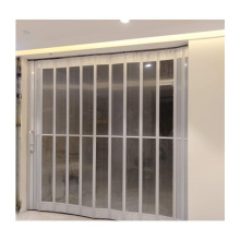 Clear Crystal Bifold Shutters Door