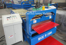 wavy style color steel plate roll forming machine