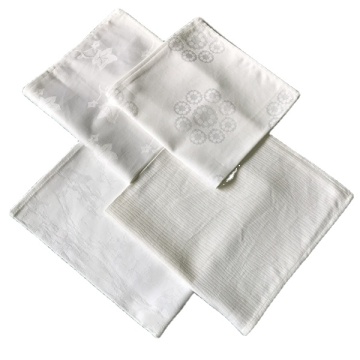 Cotton White Jacquard Banquet Table Napkin