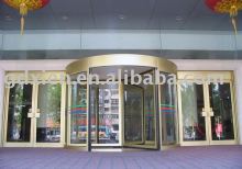 3-4 wings axial revolving door