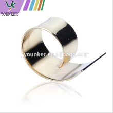 Factory sale alloy silver and gold napkin ring for wedding irregular napkin ring