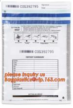 Security Bag For Confidential Documents, Security Tamper Evident Packaging Bag, Security Bank Bags