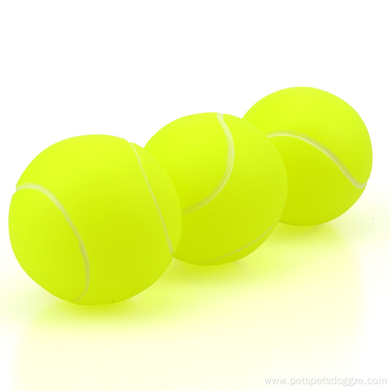 7.5cm vinyl tennis ball dog toy pet products