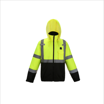 Safety Winter Bobmer Jacket In High Visibility