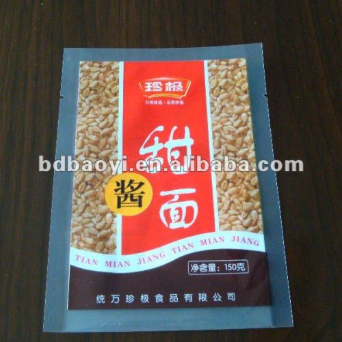 PET/PE laminated packaging bags for sauce packing