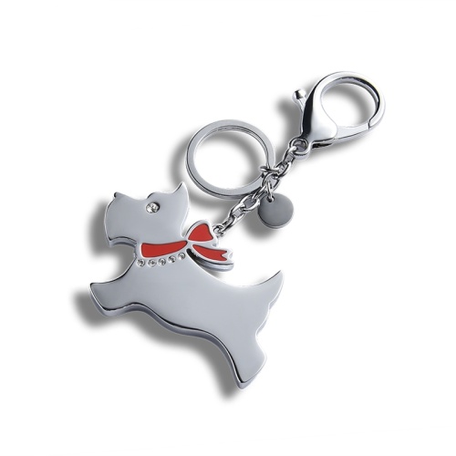 Custom Cute Puppy High Quality Zinc Alloy Keychain