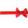 pre-made red gift satin ribbon bows festival