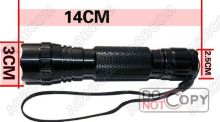 Ce And Rohs 600 Lumens 3.0v-4.2v Tactical Led Flashlight With Cree T6 Led For Outdoor Activities